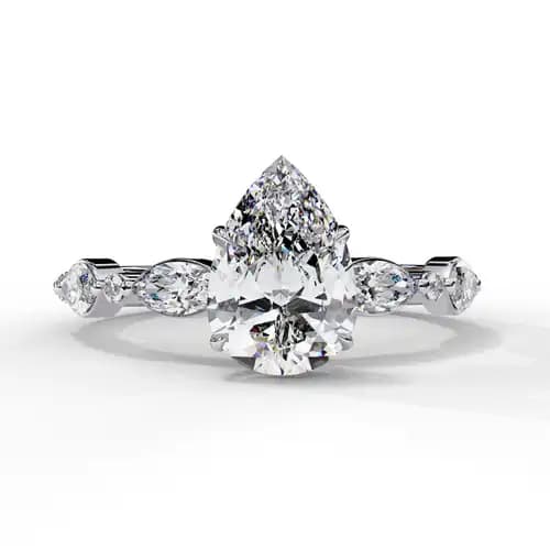 Oval Petal Ring
